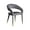 Gray, variant on Meridian Furniture Destiny Cream Velvet Dining Chair