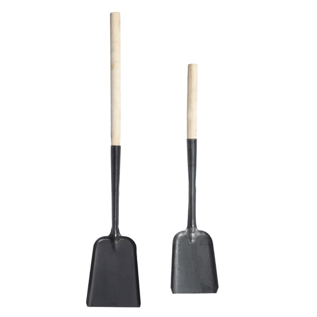 FOMIYES 2Ud De Para Cocina Y Chimenea Mango De Madera Con Acabado Superior