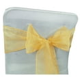 thumbnail image 3 of Darling Souvenir Pack Of 25 Satin Chair Sashes Bow Sash For Wedding & Events Supplies Party Decoration Chair Cover Sash - Colors Available, 3 of 5