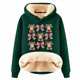 thumbnail image 1 of WILLBEST Sudadera de Mujer con Estampado Navideño de Vaca, Estilo Vaquero, Estilo Femenino y Grueso Mediana, 1 of 4