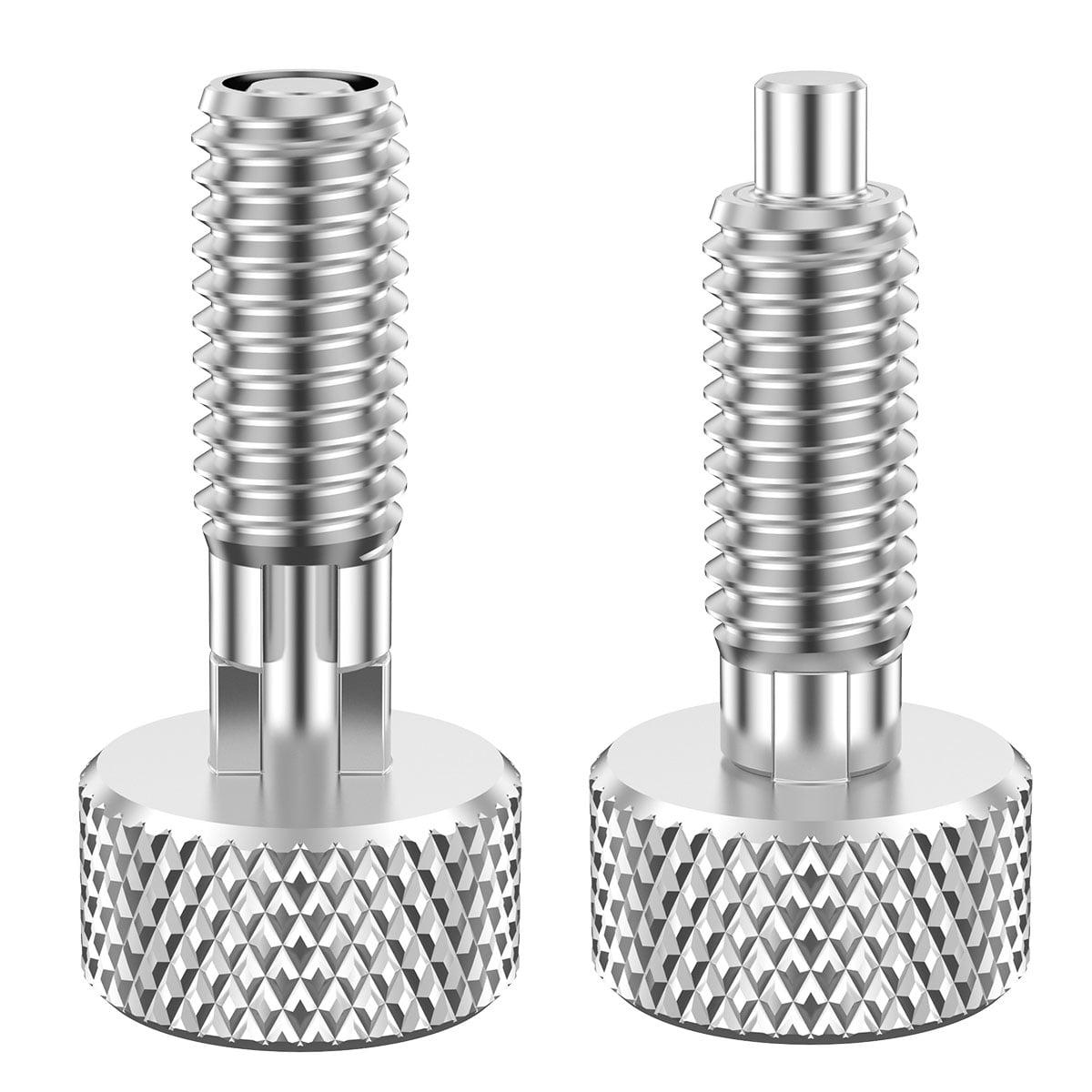 Adifare 2Pcs Hand Retractable Spring Plunger Stainless Steel Lock Out