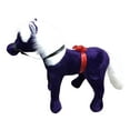thumbnail image 1 of American Made Giant Stuffed Horse 3-feet tall 3-feet wide Dark Purple color MADE IN USA, 1 of 3