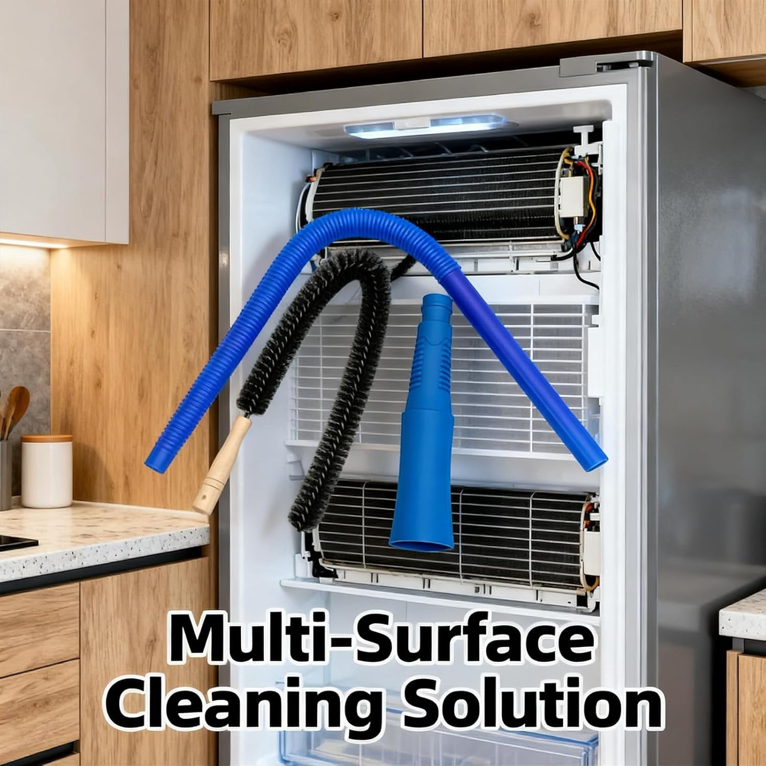 Universal Dryer Lint Vacuum Attachment, Dryer Vent Cleaning Hose, Dryer Vent Cleaner Kit Vacuum Attachment, Quickly Lint Remover, for All Vacuum Cleaner