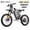 X21 MAX-6000W, variant on EKXBIKE X20 2000W Electric Bike‖35AH Removable Battery‖34MPH,75 Miles‖20" Fat Tire Mountain eBike for Adults