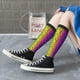 thumbnail image 5 of Fotbe Animal Paw Rainbow Calcetas Divertidas Estampadas para Hombre y Mujer, Calcetas de Algodón hasta la Rodilla para Caminar, Correr, Enfermería y Embarazo, 5 of 6
