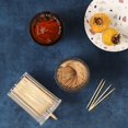 thumbnail image 2 of Yinguo Plastic Toothpick Holder Dispenser, Tooth Picks Lot Container with 500 Pieces Bamboo Round Toothpicks for Teeth Appetizer and for kitchen (Clear), 2 of 5
