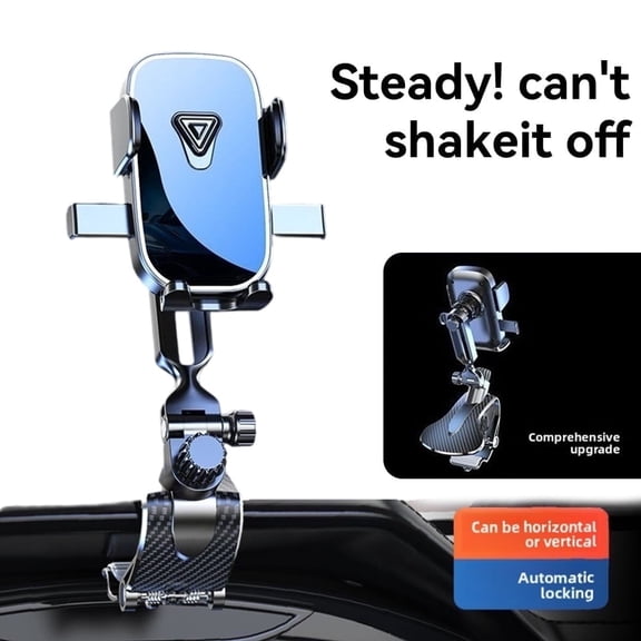 BOQNVKY Multi-Functional Navigation Bracket Secure Grip Dashboard Mount for Most Vehicles Car Mount with Sunshade