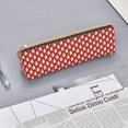 thumbnail image 3 of Rocae Fire Symbols for Leather Pencil Case - Zippered Pen Case Stationery Bag Zipper Pouch Pencil Holder For Men Women Businessmen And Artists, 3 of 5