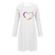thumbnail image 4 of HongQid Nightgowns for Women Soft Grpahic House Dress Long Sleeve Sleep Shirts Fall Sleepwear Night Gown Nightshirt, 4 of 6