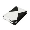 thumbnail image 3 of Black and White Simple Art Hand Towel Absorbent Bath Towels for Bathroom Sports Gym 28" x 14" Set of 2, 3 of 8