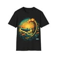 thumbnail image 2 of Colorful Sunset Wave - Unisex Softstyle T-Shirt - Waves Design #41, 2 of 4