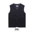 thumbnail image 1 of Baohd Versatile And Durable Cotton Vests With Pockets For Men Comfortable To Wear Dark Blue XXL 1Set, 1 of 6