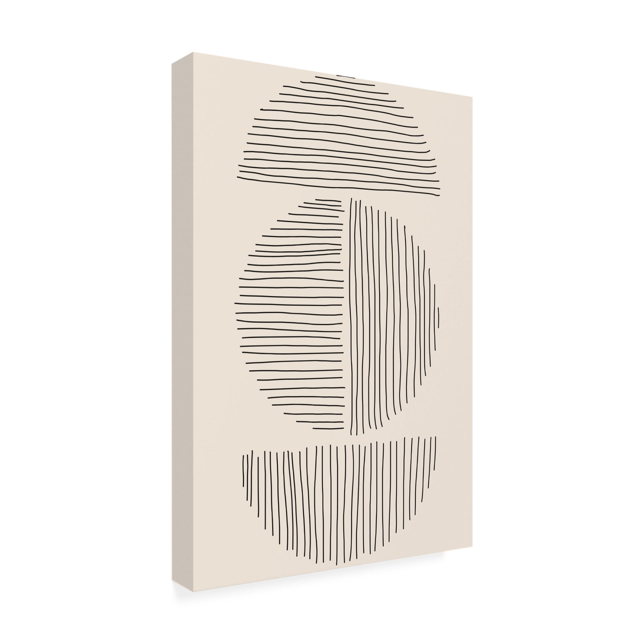Trademark Fine Art jay stanley Minimal Circle Series 4 Canvas Wall Art