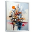 thumbnail image 2 of Designart "The Enchanted Sunrise By The Castle Lake" Castles Floater Framed Canvas Art Print, 2 of 5