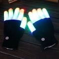 thumbnail image 2 of Guantes LED, guantes iluminados, 6 modos diferentes para hombres, mujeres, niños, disfraces, regalos divertidos de Navidad y Halloween, 2 of 5