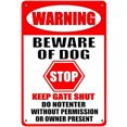 thumbnail image 1 of Señal Advertencia Placa Metal Vintage Pintura Hierro Rectangular Arte La Pared Decor20x30cm, 1 of 9