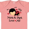 thumbnail image 4 of Inktastic Nana and Papa Love Me Baby Boys or Girls Baby Bodysuit, 4 of 5