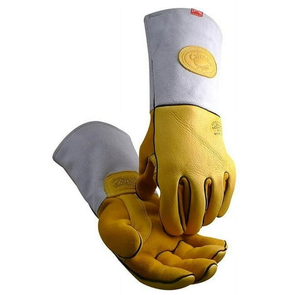 Caiman Welding Gloves,MIG, Stick,M/8,PR 1485-4