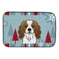 thumbnail image 1 of Carolines Treasures BB1720DDM Winter Holiday Cavalier Spaniel Dish Drying Mat, 1 of 1