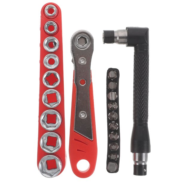 Luxshiny 1Jgo Herramienta Compacta Con Llave Y Puntas Intercambiables Para Espacios Reducidos