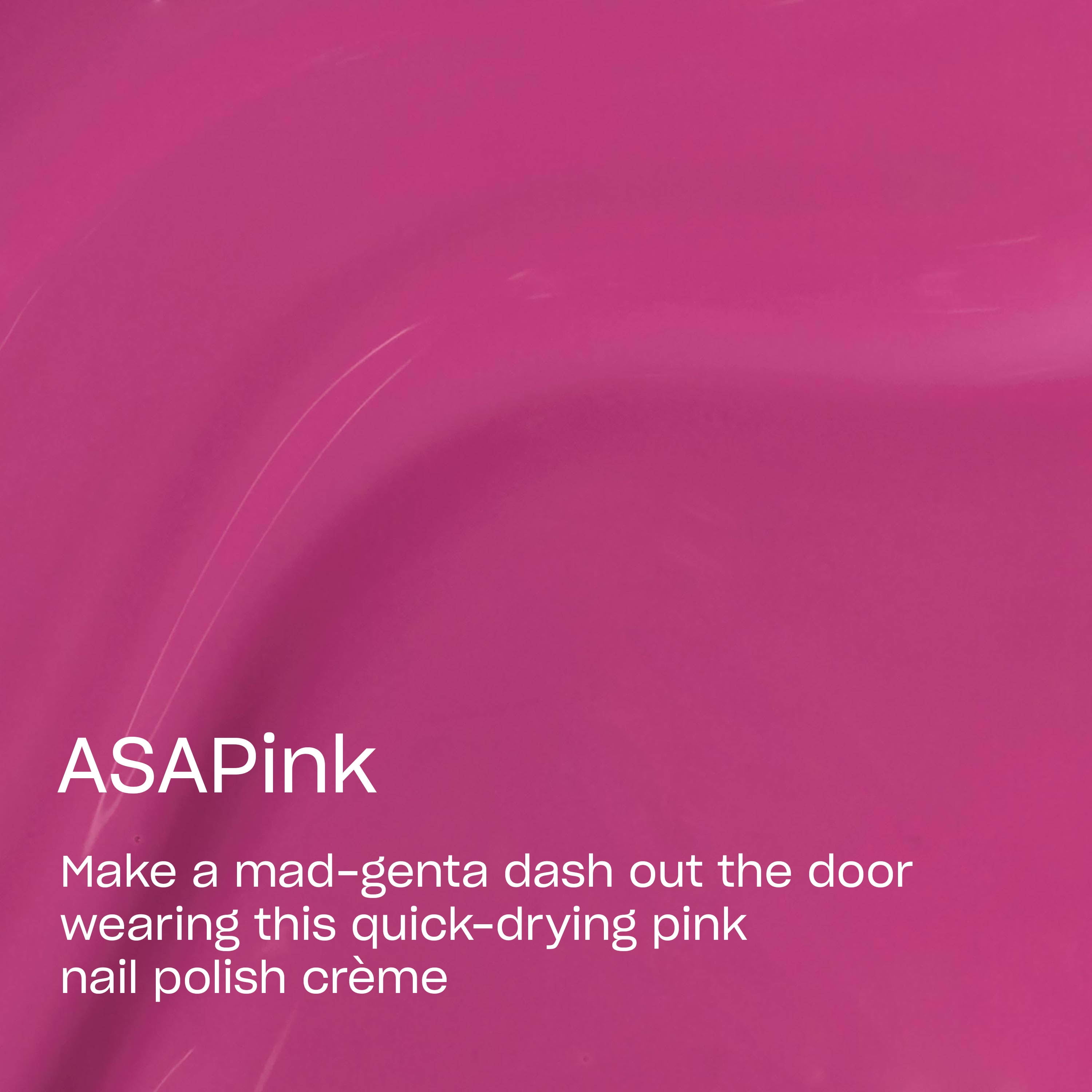 OPI Rapidry Quick-Dry Lacquer, Asapink, Nail Polish, 0.3 oz