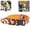 Orange,M, variant on Tactical Dog Collar and Leash Set Outdoor Training Dog Collar with Handle and Metal Buckle for Medium and Large Dogs