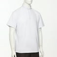 thumbnail image 3 of BLESSUME Mens Clergy Tab Collar Polo Shirt Short Sleeve Pastor Minister Preacher Blouse and Tops, 3 of 7