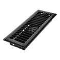 thumbnail image 4 of Imperial 3" x 10" Matte Black Steel Floor Register, Louvered, 1 Pack, 4 of 7