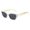 White, variant on Only Moment Retro Aviator Sunglasses for Women Men Pu Polarized UV400 Protection Lens Big Frame Fashion Glasses Trendy Stylish Shade Pink One Size