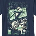 thumbnail image 2 of Boy's The Nightmare Before Christmas Jack and Zero Fest Poster Graphic Tee Navy Blue Large, 2 of 4