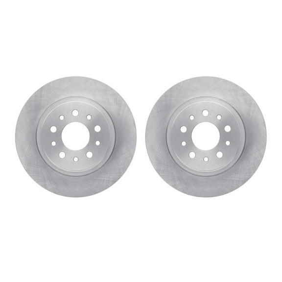 Dynamic Friction Company Rear Brake Rotors 6002-07003