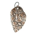 thumbnail image 4 of Unique Bargains 1 Pc Snake Pattern Triangle Ribbon Hair Elastic Band Dark Coffee Color, 4 of 5