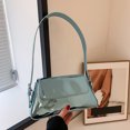 thumbnail image 3 of Female Underarm Shoulder Bag, Glossy Color Handbag PU Small Hobo Purse, 3 of 7