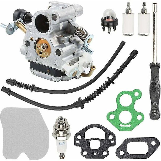 Kit de carburador para motosierra Husqvarna 435 435e 440 440e Jonsared Cs410 Cs2240 Cs2240s reemplaza C1t-el41 C1t-el41a 506450501 con bujía de filtro de aire