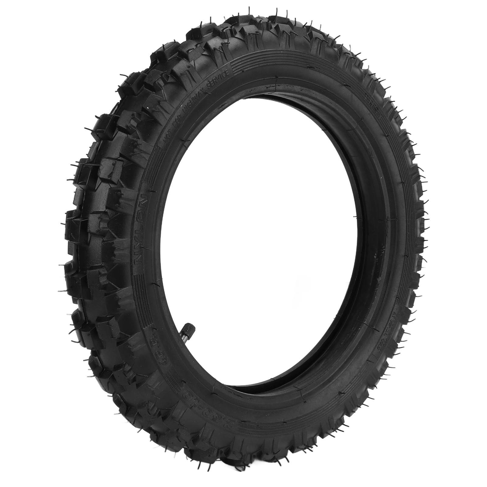 2.50 10 Inch Tire and Inner Tube Shock Absorption Tire and Inner Tube Replacement High Load for DIY Modification Replacement for CRF50 Dirt Bike