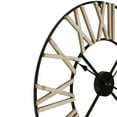 thumbnail image 3 of 24" Roman Numeral Round Wall Clock with Metal Frame, 3 of 3