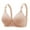 Beige bras, variant on Underwire Bras for Women Adjustable Strap Compression Push up T-shirt Bras No Rims Seamless Convertible Bralettes