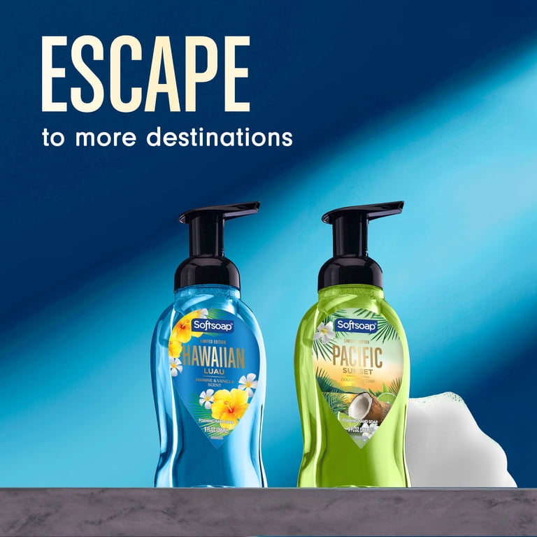 Softsoap Limited Edition Hawaiian Luau Foaming Liquid Hand Soap