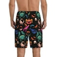 thumbnail image 6 of KLL Animals Under Water for Men's 1-Pack Shorts,Sleep Pajama Shorts for Men Soft Pj Shorts Men's Pajama Bottoms Sleepwear -Medium, 6 of 7