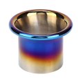 thumbnail image 1 of 3inches Cold Air Intake Funnel System Turbo Horn Stainless Steel Blue, 1 of 3