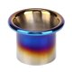 thumbnail image 1 of 3inches Cold Air Intake Funnel System Turbo Horn Stainless Steel Blue, 1 of 3