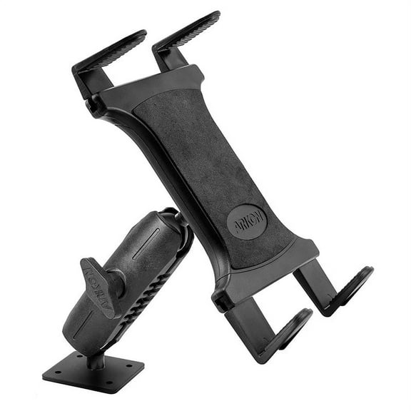Arkon TABRMAMPS-MET Drill-Base Tablet Stand, Retail Packaging