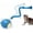 Blue, variant on PawsPik Chirp & Chase Motion Activated Cat Ball with LED Lights, Red