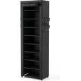 thumbnail image 7 of 10 Tier Tall Shoe Rack with Cover - Black, Large Capacity for 18-22 Pairs of Shoes and Boots, 7 of 7