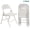 Khaki, variant on HaiNova All Iron Steel Folding Chair 4 Pack,Durable Portable,Capacity 350 lbs, Indoor/Outdoor Dual-Use Seating for Various Occasions, Black