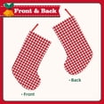 thumbnail image 2 of Goofa Red Checkboard for Christmas Stockings, 18inch Xmas Hanging Stocking Decorations for Christmas Party Family Decor, 2 of 7
