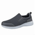 thumbnail image 3 of Men's Extra Wide Slip on Walking Shoes, Lightweight Anti-slip Breathable Casual Loafers for Standing All Day, 3 of 12