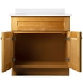 thumbnail image 5 of Design House Brookings Vanity in Modern Birch with Solid White Cultured Marble Top, Fully Assembled, 31-inch, 5 of 8