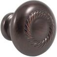 thumbnail image 4 of Sable Braided Cabinet Knob, 1-1/4 Inches, Vintage Bronze by Stone Harbor Hardware, 4 of 5