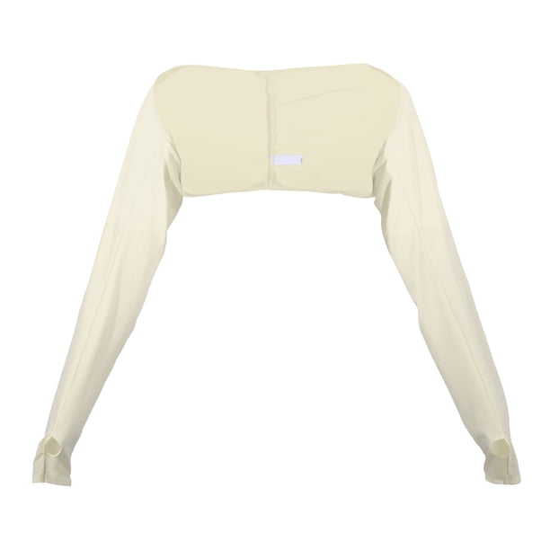Manga de Enfriamiento de Protección Solar Unique Bargains Beige para Mujer